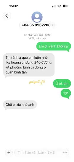 Ảnh đánh giá gái gọi