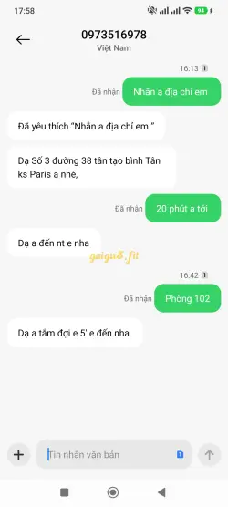 Ảnh đánh giá gái gọi