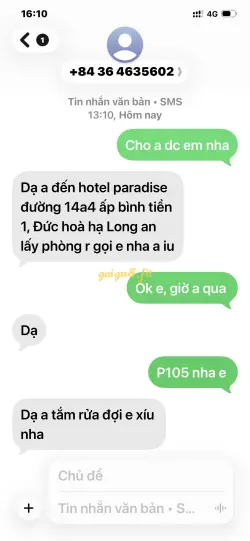 Ảnh đánh giá gái gọi