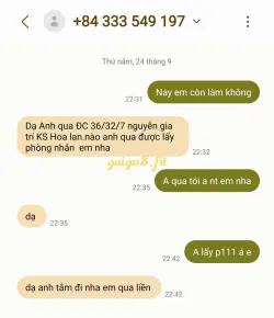Ảnh đánh giá gái gọi
