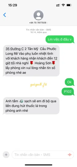 Ảnh đánh giá gái gọi